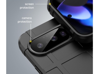 Google Pixel 10 Rugged Shield Anti-Shock Case schwarz