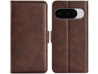 Google Pixel 10 Leder Hülle Karten Ledertasche mokka