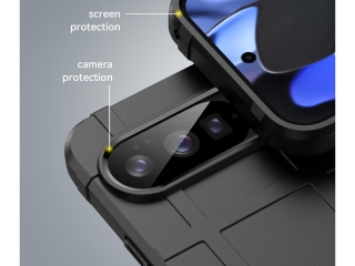 Google Pixel 10 Pro Rugged Shield Anti-Shock Case schwarz