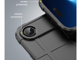 Apple iPhone Air Rugged Shield Anti-Shock Case schwarz