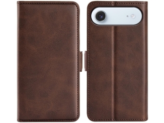 Apple iPhone Air Leder Hülle Karten Ledertasche mokka