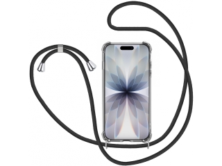 Apple iPhone 17 Handykette Necklace Hülle Gummi transparent