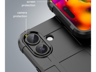 Apple iPhone 17 Rugged Shield Anti-Shock Case schwarz