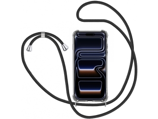 Apple iPhone 17 Pro Max Handykette Necklace Hülle Gummi transparent
