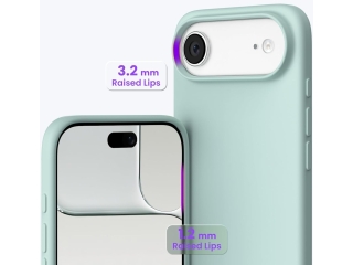 Apple iPhone Air Liquid Silikon Case Hülle Peppermint