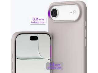 Apple iPhone Air Liquid Silikon Case Hülle Coconut Milk