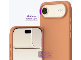 Apple iPhone Air Liquid Silikon Case Hülle Tangerine