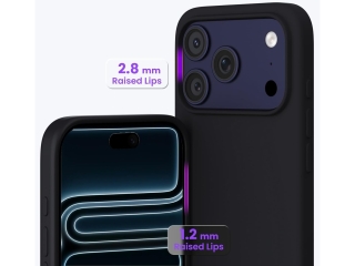 Apple iPhone 17 Pro Liquid Silikon Case Hülle Jade black