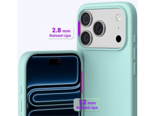 Apple iPhone 17 Pro Liquid Silikon Case Hülle Ocean mint