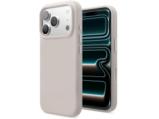Apple iPhone 17 Pro Liquid Silikon Case Hülle Coconut Milk