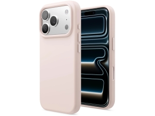 Apple iPhone 17 Pro Liquid Silikon Case Hülle Ballerina pink