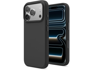 Apple iPhone 17 Pro Max Liquid Silikon Case Hülle Jade black