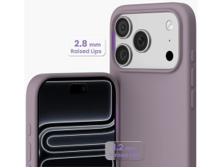 Apple iPhone 17 Pro Max Liquid Silikon Case Hülle Orchid purple