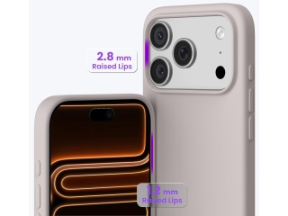 Apple iPhone 17 Pro Max Liquid Silikon Case Hülle Coconut Milk