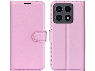 Xiaomi 15T Lederhülle Portemonnaie Karten Etui rosa