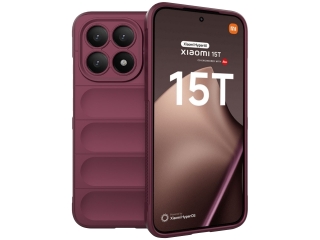 Xiaomi 15T CloudCase TPU Hülle bordeaux