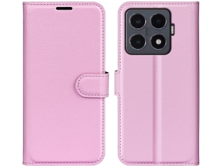 Xiaomi 15T Pro Lederhülle Portemonnaie Karten Etui rosa