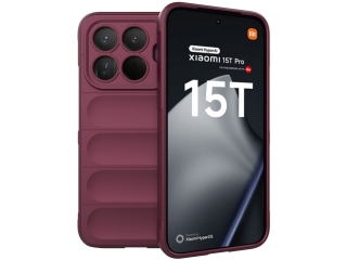 Xiaomi 15T Pro CloudCase TPU Hülle bordeaux