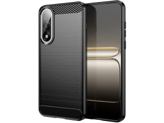 OnePlus Nord 5 Carbon Gummi Hülle TPU Case schwarz