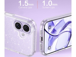 Apple iPhone 17 SuperGlitter Case Hybrid Hülle
