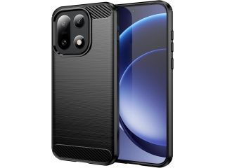 OnePlus 15 Carbon Gummi Hülle TPU Case schwarz