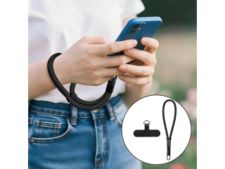 Kurze Universal Lanyard Handykette für Smartphone Hüllen purple