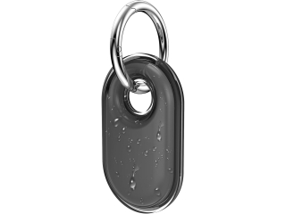 Samsung Galaxy SmartTag2 360 Grad Hülle mit Schlüsselring grau