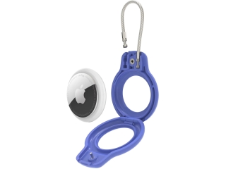 Apple Airtag Lock Case blau