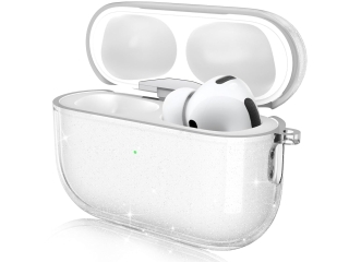 Apple AirPods Pro 3 (2025) Jelly Case TPU Hülle Glitzer transparent
