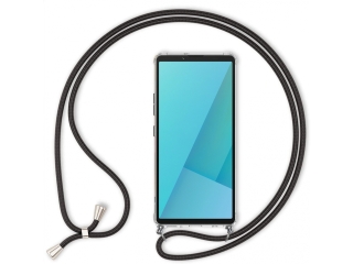 Sony Xperia 10 VII Handykette Necklace Hülle Gummi transparent