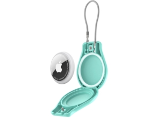 Apple AirTag Waterproof Lock Case mint green