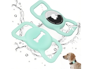 Apple AirTag Collar Mount Halterung für Hundehalsband mint green