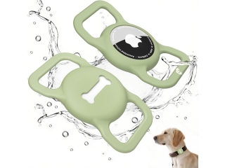 Apple AirTag Collar Mount Halterung für Hundehalsband matcha green