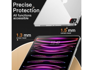 Apple iPad Pro 2022 12.9" Gummi Hülle TPU Clear Case