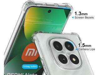 Xiaomi Redmi Note 15 4G Hülle Crystal Clear Case Bumper transparent