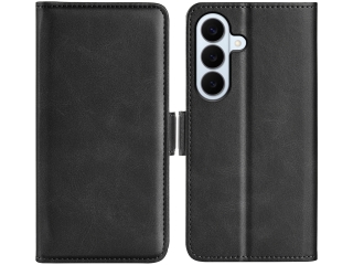 Samsung Galaxy S26 Leder Hülle Karten Ledertasche schwarz