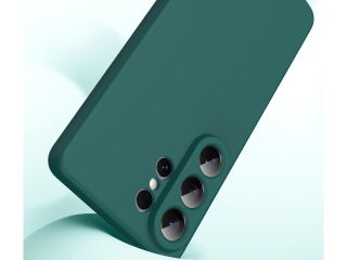 Samsung Galaxy S26 Ultra Liquid Silikon Case Hülle nachtgrün