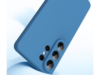 Samsung Galaxy S26 Ultra Liquid Silikon Case Hülle azurblau