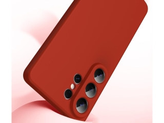 Samsung Galaxy S26 Ultra Liquid Silikon Case Hülle rot