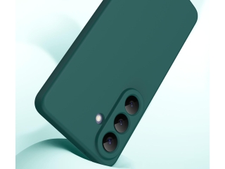 Samsung Galaxy S26+ Liquid Silikon Case Hülle nachtgrün