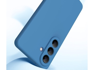 Samsung Galaxy S26+ Liquid Silikon Case Hülle azurblau