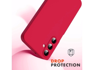 Samsung Galaxy A16 5G Liquid Silikon Case Hülle raspberry pink