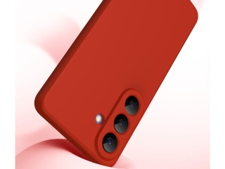 Samsung Galaxy S26 Liquid Silikon Case Hülle rot