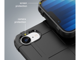 Apple iPhone 17e Rugged Shield Anti-Shock Case schwarz
