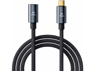USB-C Verlängerungs Kabel USB4 40 Gbit/s 8K 1m Data & Charge