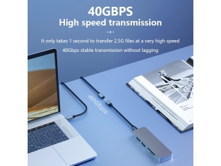 USB-C Verlängerungs Kabel USB4 40 Gbit/s 8K 1m Data & Charge