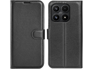 Xiaomi 17 Lederhülle Portemonnaie Karten Etui schwarz
