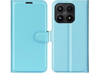 Xiaomi 17 Lederhülle Portemonnaie Karten Etui hellblau