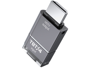 USB-C Thunderbolt 4 auf HDMI Monitor TV Adapter 4K 30 Hz