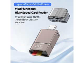 Mobile Type-C zu MicroSD TF High Speed Kartenleser bis zu 200MB/s
